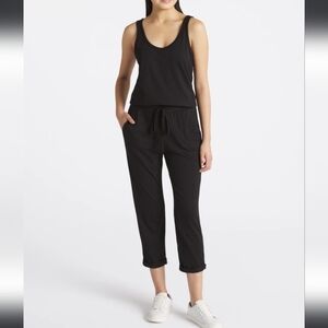 Michael Stars Theo Tank Jumpsuit in Black, sz Medium
